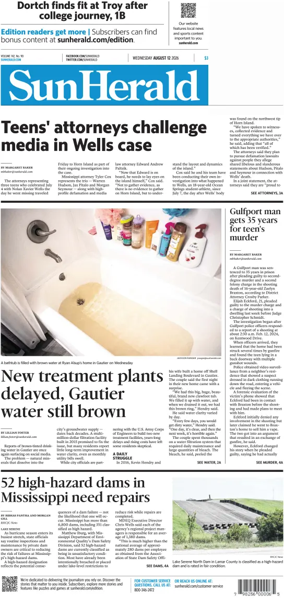 Cover of The Sun Herald