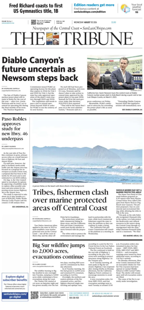 Cover of The Tribune (SLO)