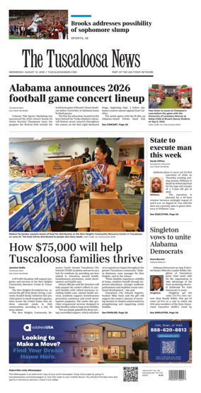 Cover of The Tuscaloosa News