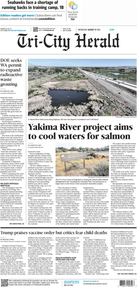 Cover of Tri-City Herald