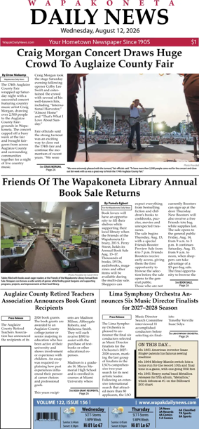 Cover of Wapakoneta Daily News