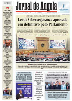 Cover of Jornal de Angola