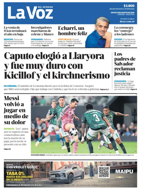 Cover of La Voz del Interior
