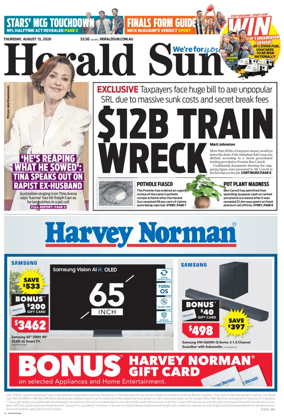 Cover of Herald Sun