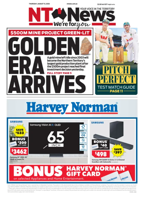 Cover of NT News