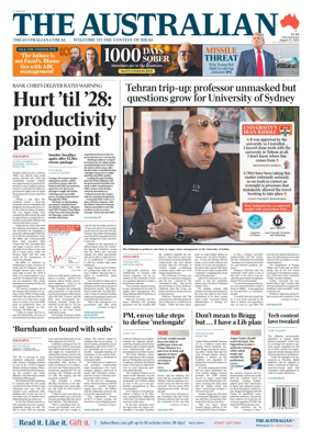 Cover of The Australian