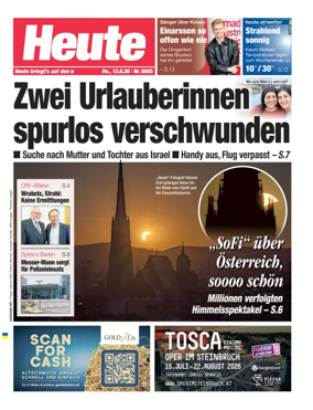 Cover of Heute - Niederosterreich Ausgabe