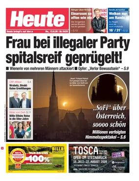 Cover of Heute - Wien Ausgabe