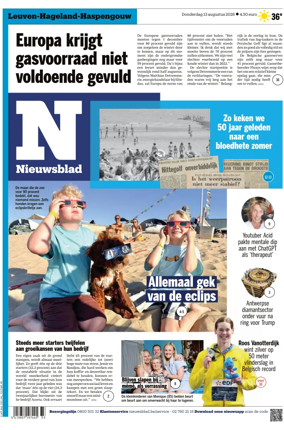 Cover of Het Nieuwsblad