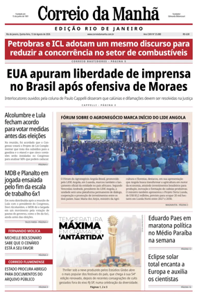 Cover of Jornal Correio da Manha