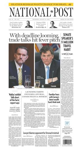Cover of National Post - (National Edition)