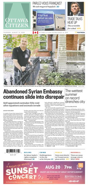 Cover of Ottawa Citizen