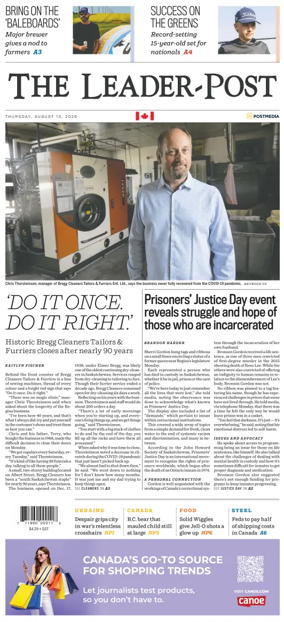 Cover of Regina Leader-Post
