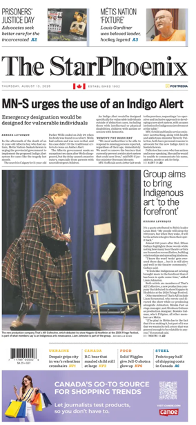 Cover of Saskatoon StarPhoenix