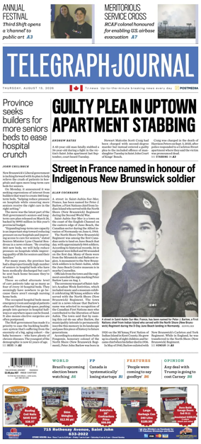Cover of Telegraph-Journal