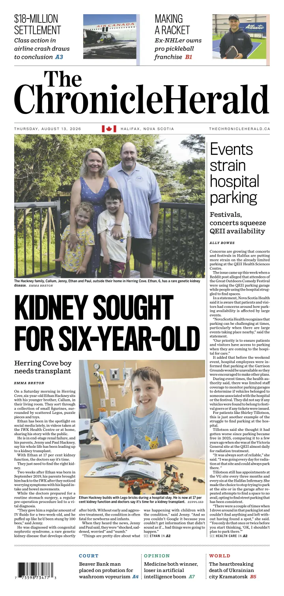 Cover of The Chronicle Herald (Metro)