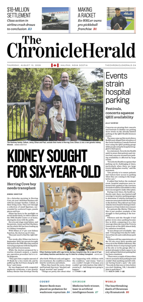 Cover of The Chronicle Herald (Provincial)