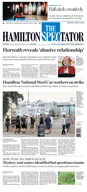 Cover of The Hamilton Spectator