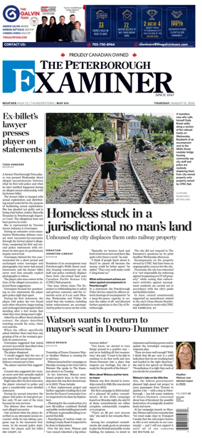 Cover of The Peterborough Examiner