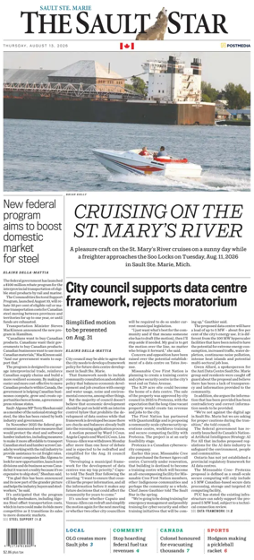 Cover of The Sault Star