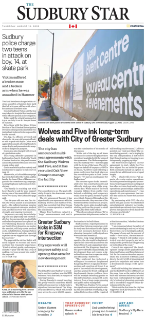 Cover of The Sudbury Star
