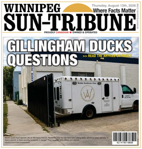 Cover of Winnipeg Sun