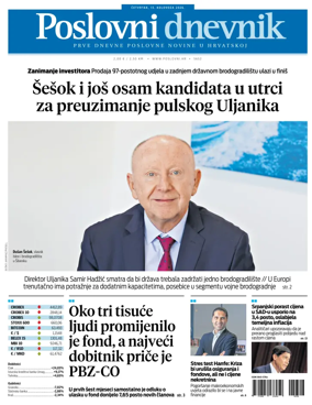 Cover of Poslovni Dnevnik