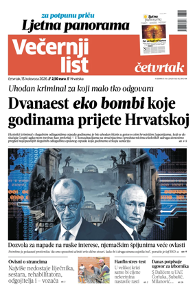Cover of Vecernji list - Hrvatska