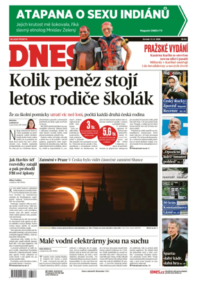 Cover of Dnes Prague Edition