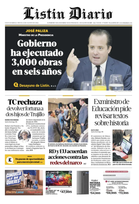 Cover of Listin Diario