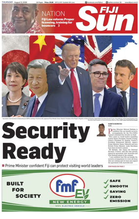 Cover of Fiji Sun