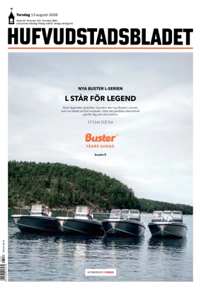 Cover of Hufvudstadsbladet