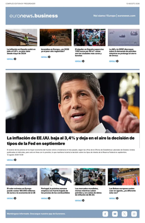 Cover of Euronews Business (Spanish) Compiled Edition