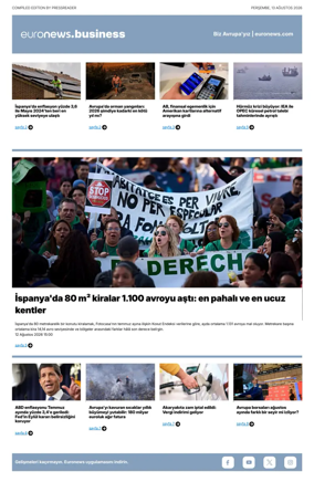 Cover of Euronews Business (Turkish) Compiled Editions