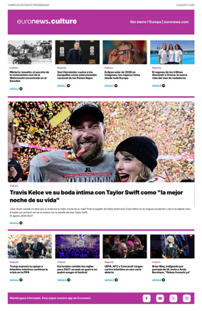 Cover of Euronews Culture and Sport (Spanish) Compiled Edition