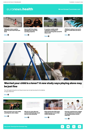 Cover of Euronews Health (English) Compiled Edition