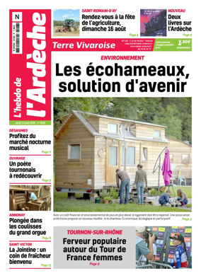 Cover of L'Hebdo de l'Ardeche – edition Nord