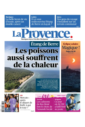 Cover of La Provence Martigues-Istres-Vitrolles-Marignane