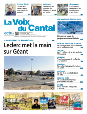 Cover of La Voix du Cantal