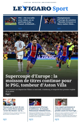 Cover of Le Figaro Sport