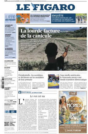 Cover of Le Figaro