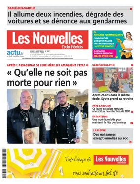 Cover of Les Nouvelles - L'Echo Flechois (FL)