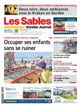 Cover of Les Sables Vendee Journal