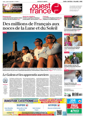 Cover of Ouest France (Caen - Bayeux - Falaise - Vire)