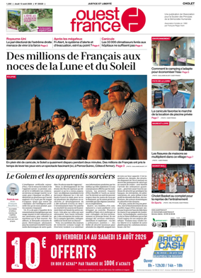 Cover of Ouest France (Cholet)
