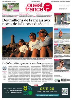 Cover of Ouest France (Les Herbiers / Montaigu)