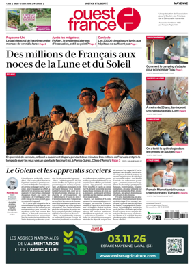 Cover of Ouest France (Mayenne)