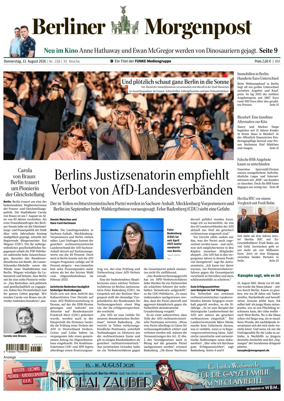 Cover of Berliner Morgenpost