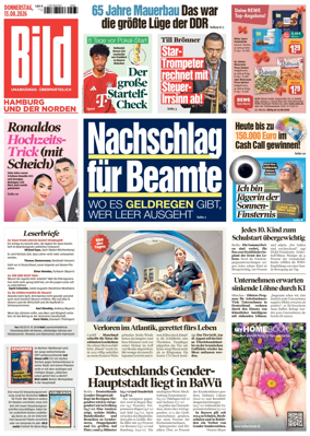 Cover of BILD Hamburg
