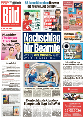 Cover of BILD Saarland